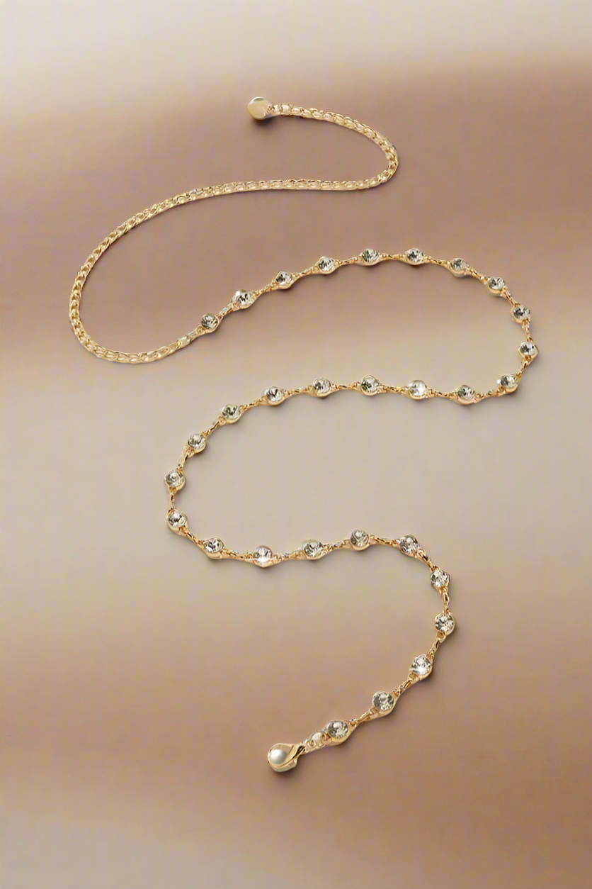 Gold Rhinestone Belt