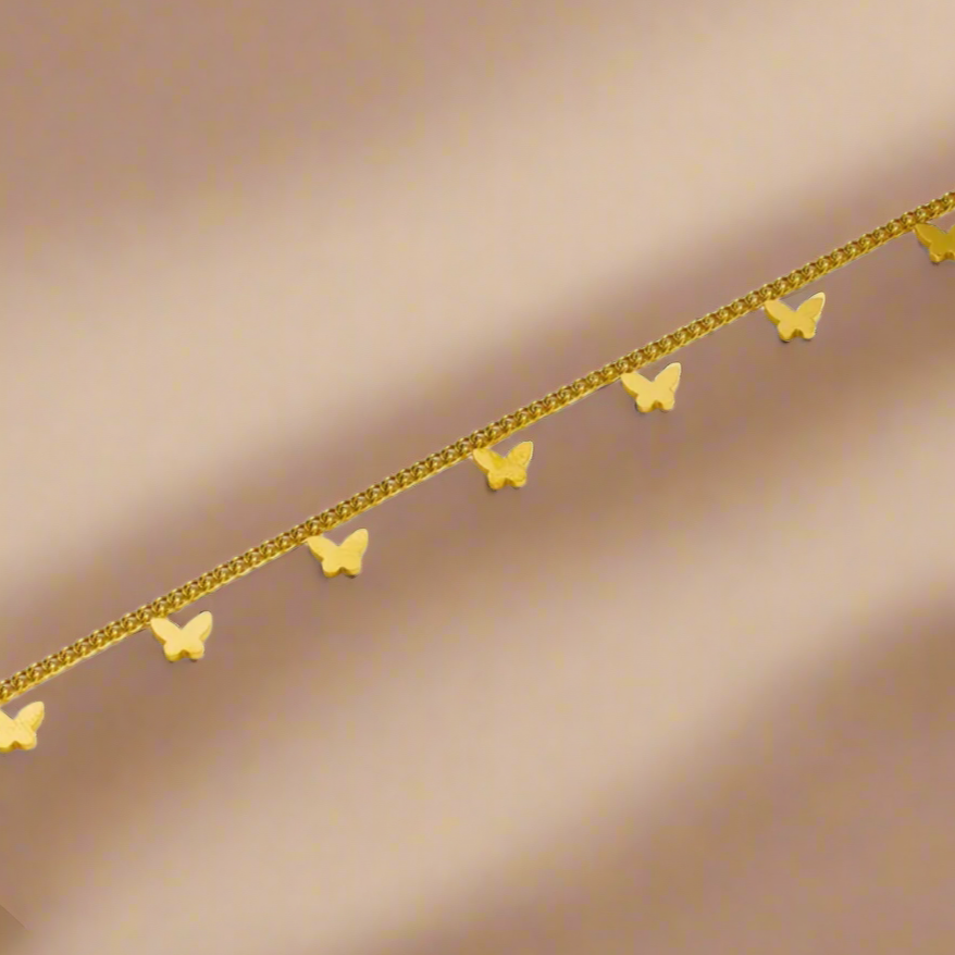 Butterfly Charm Anklets