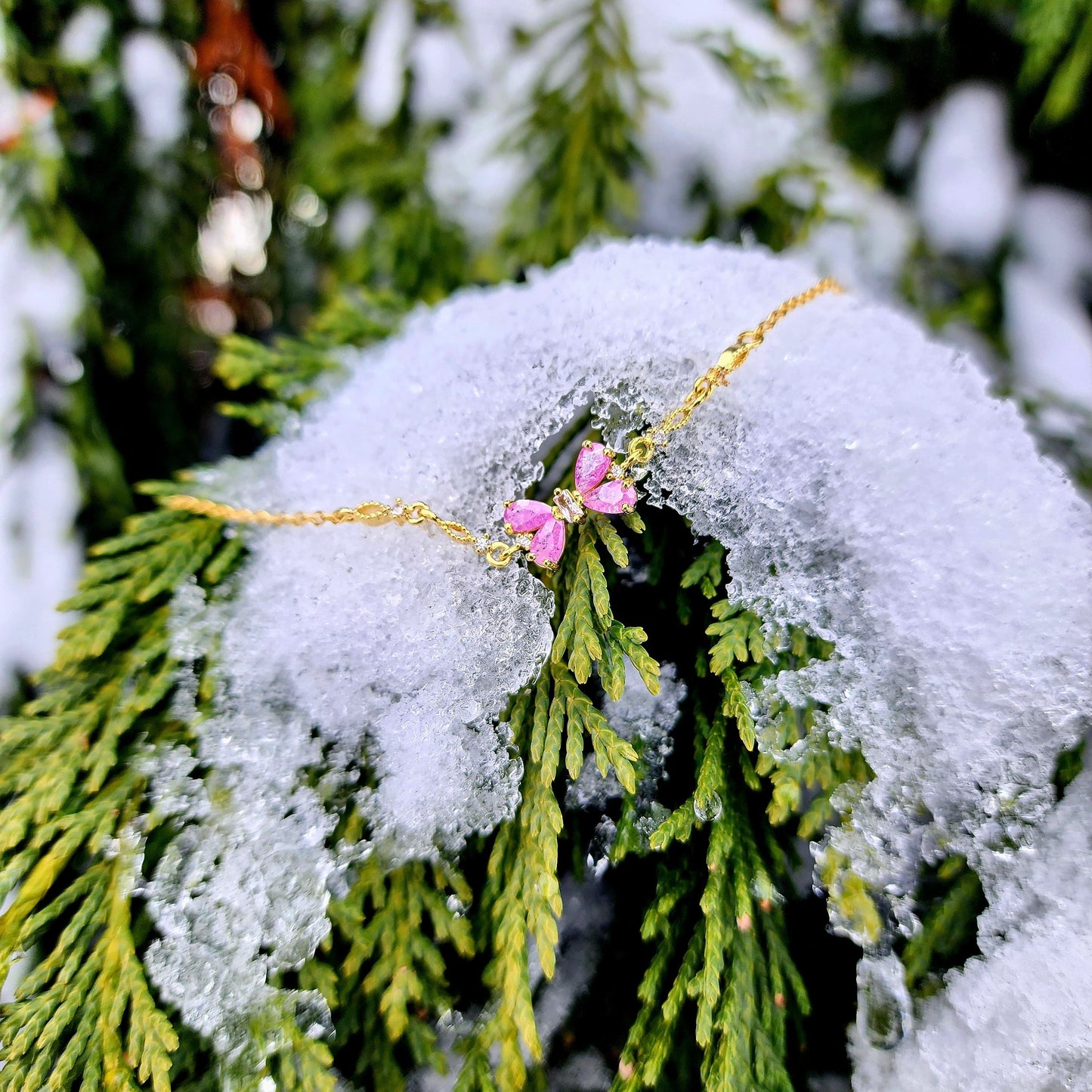 Crystal Butterfly Bracelet