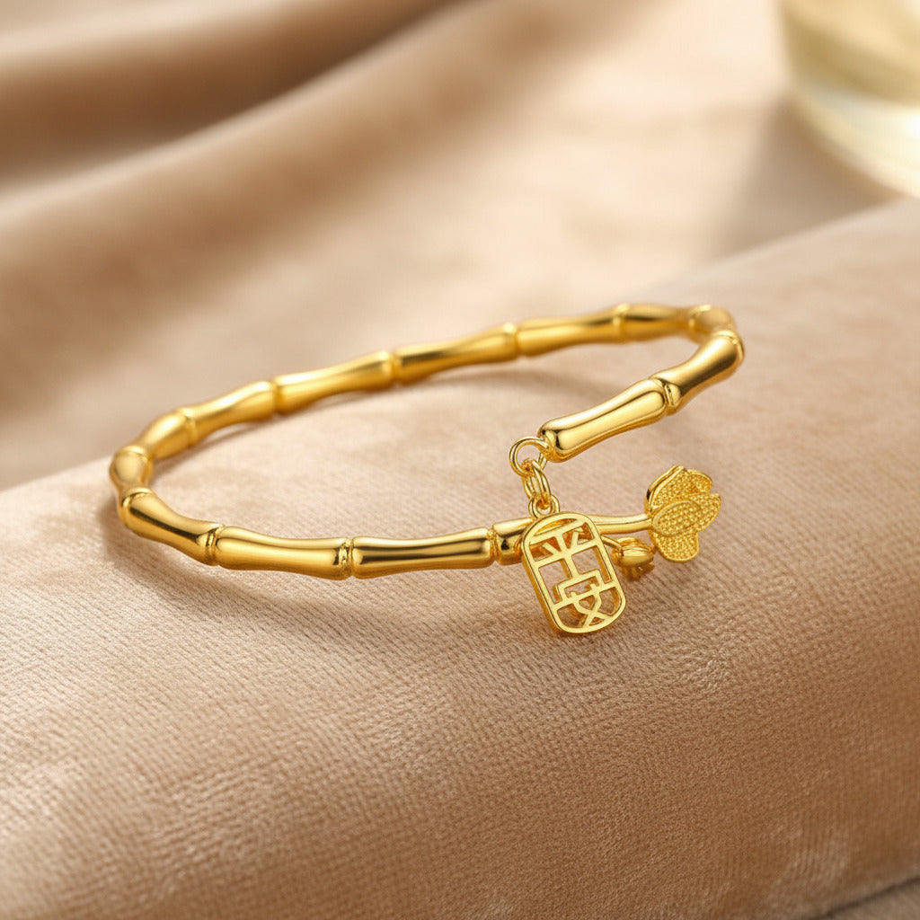 Zen Lotus Bangle