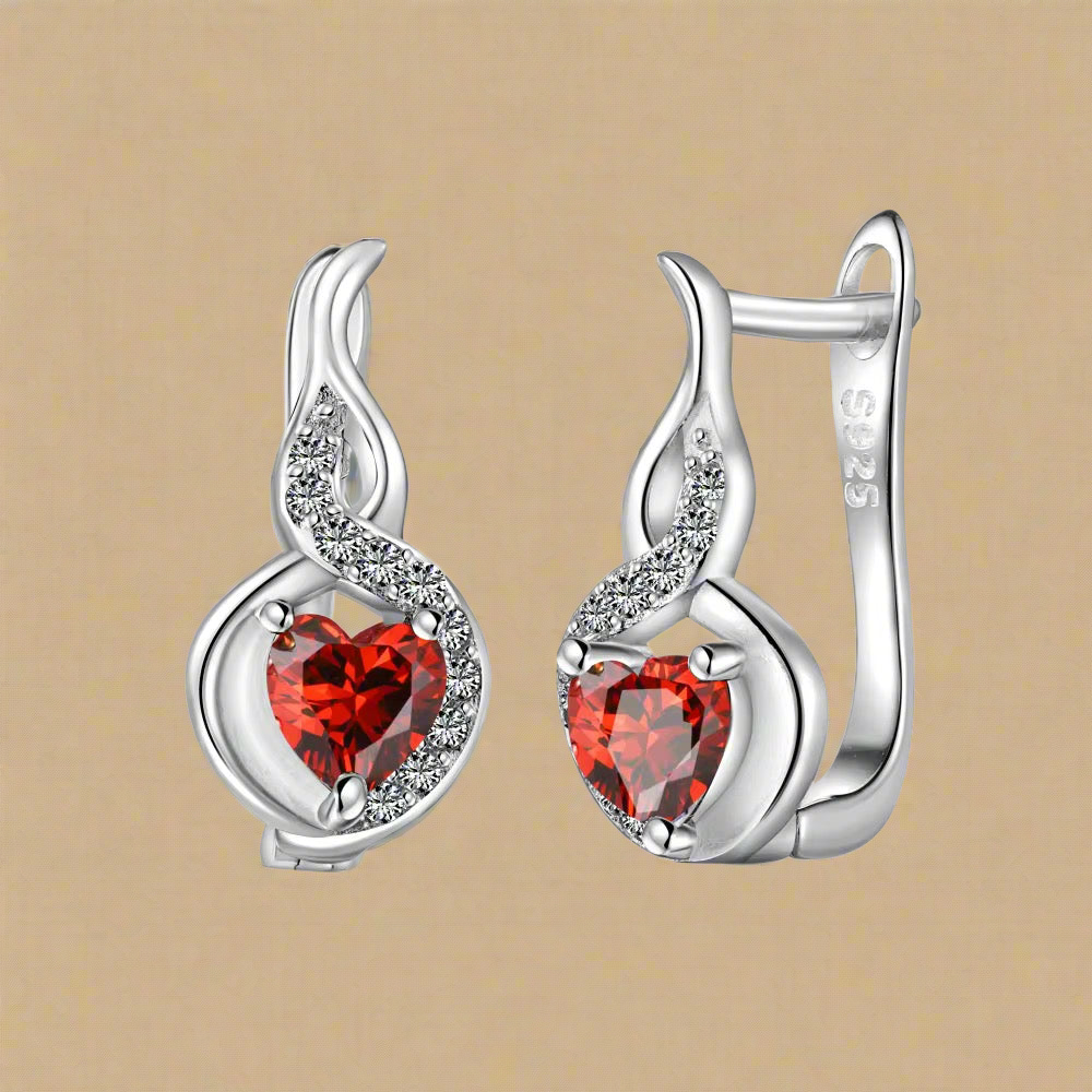 Twilight Heart Earring