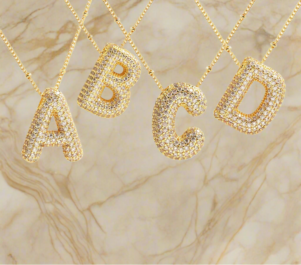 Glitz Initial Necklace