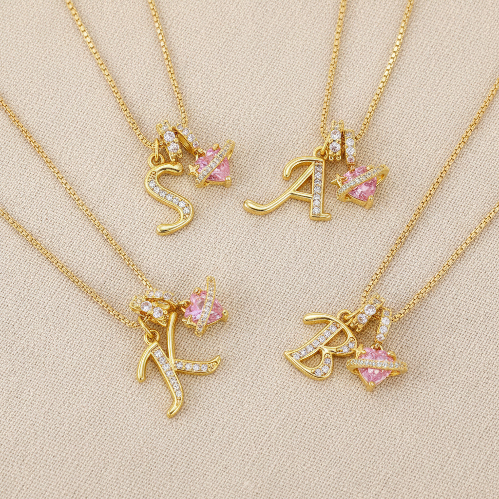 Sweetheart Initial Necklace