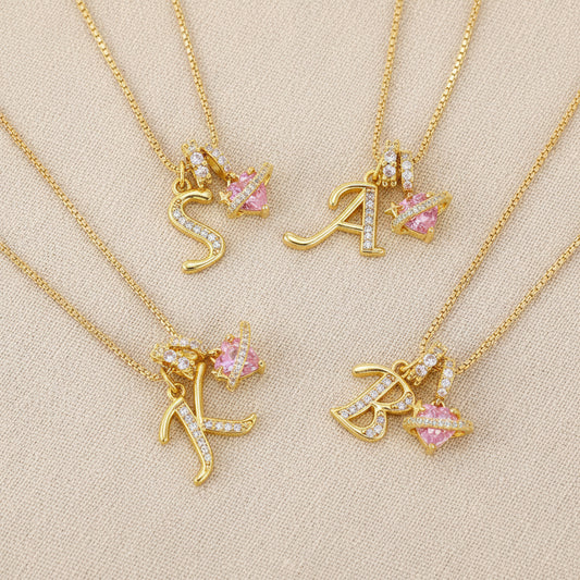 Sweetheart Initial Necklace