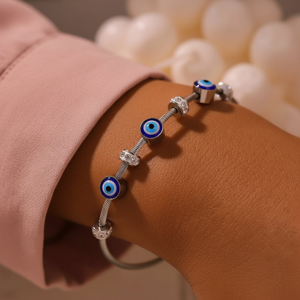 Crystal Evil Eye Bracelets