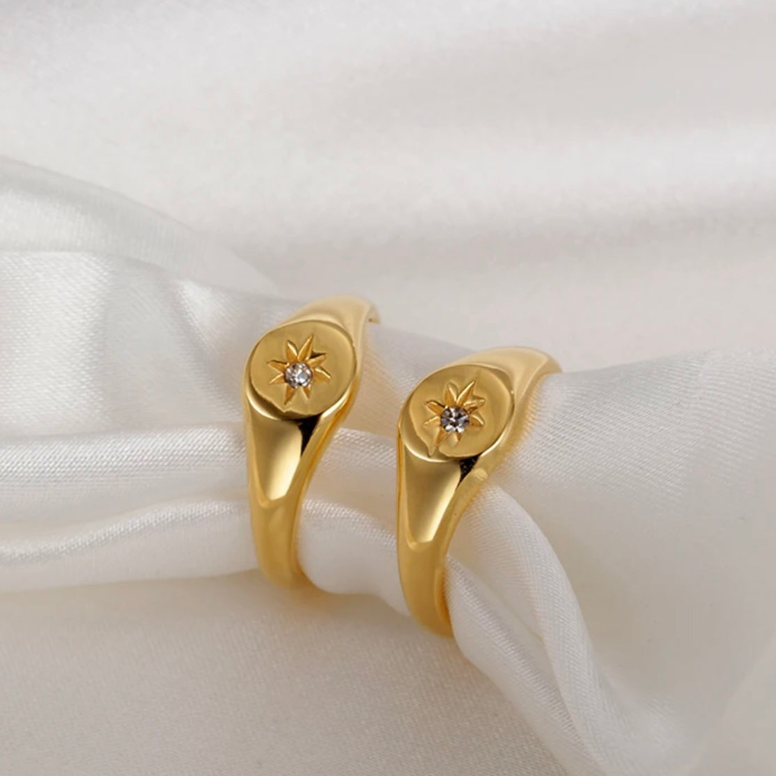 Star Dome Statement Ring