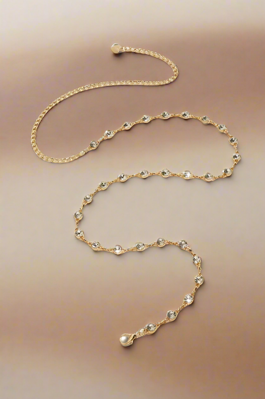 Gold Rhinestone Belt