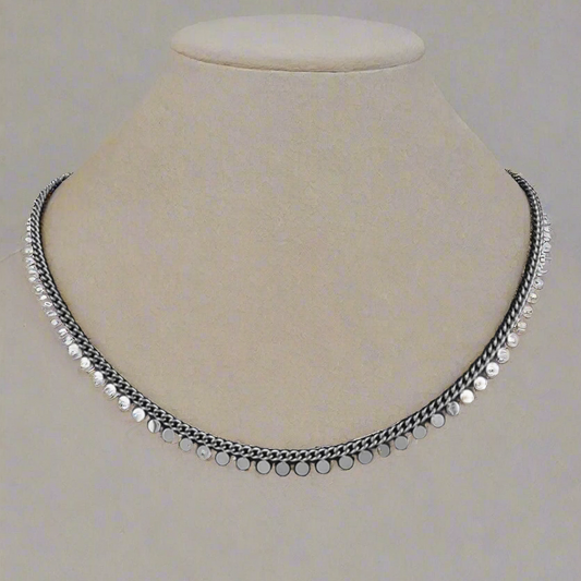 Dainty Coin Charm Chain Necklace