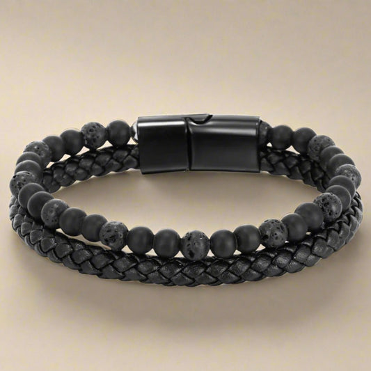 Leather Rope Beaded Bracelets