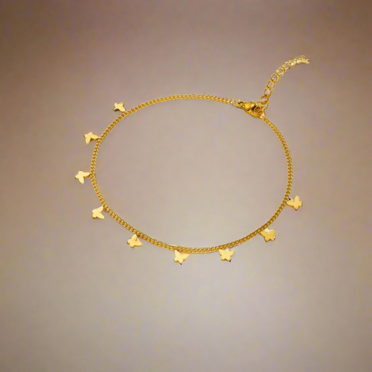 Butterfly Charm Anklets