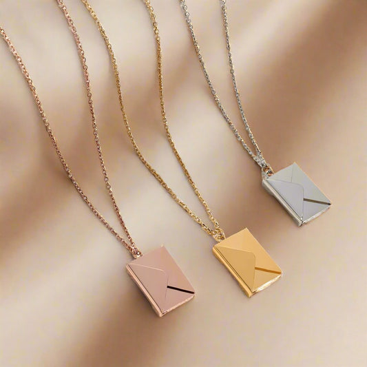Envelope Locket Necklace