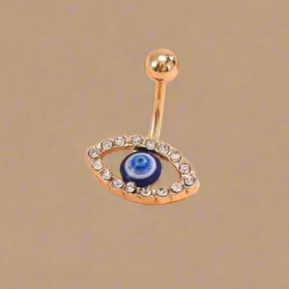 Evil Eye Belly Button Ring