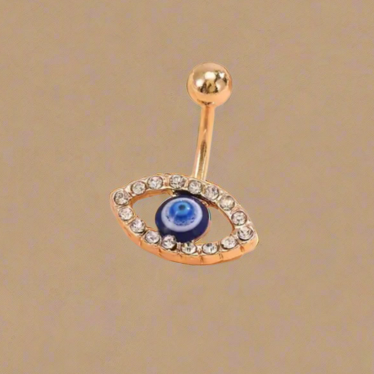 Evil Eye Belly Button Ring