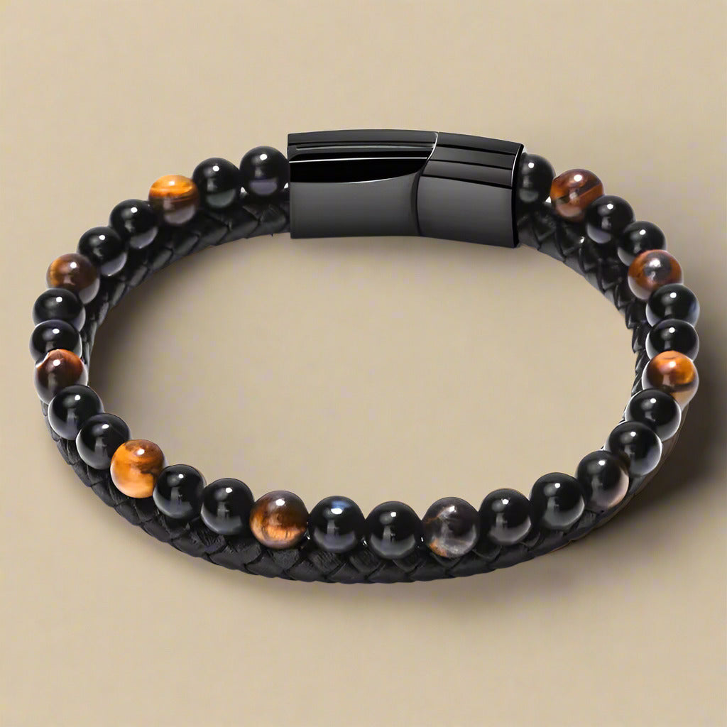 Leather Rope Beaded Bracelets