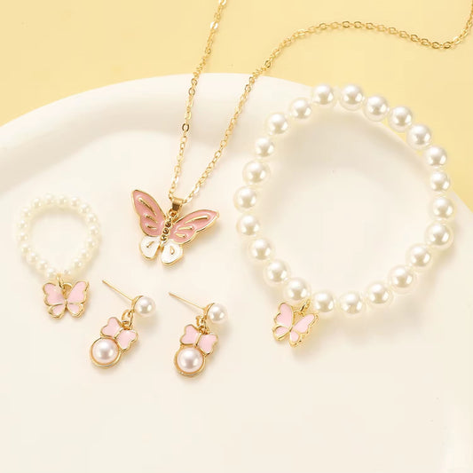 Butterfly Pearl Set